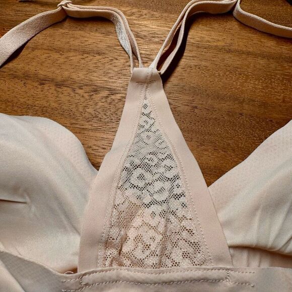 NWOT Victoria’s Secret (M) modal & leopard lace racerback soft bralette - Picture 3 of 4